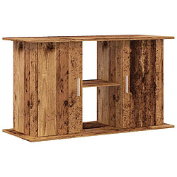 vidaXL Support pour aquarium vieux bois 101x41x58 cm bois d'ingénierie