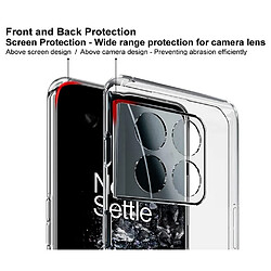 Acheter Htdmobiles Coque pour OnePlus 10T 5G - housse etui silicone gel fine + verre trempe - TRANSPARENT TPU