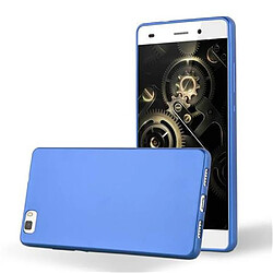 Cadorabo Coque Huawei P8 LITE 2015 Etui en Bleu