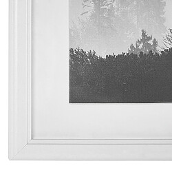 Acheter Beliani Cadre photo ZINARE Rectangulaire Nature Paysage Blanc