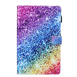 Etui en PU Impression de motifs avec support et porte-cartes multicolore pour votre Samsung Galaxy Tab A7 Lite 8.7 (2021) T220/T225