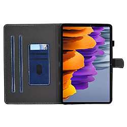 Etui en PU bleu pour votre Samsung Galaxy Tab S7 T870/Galaxy Tab S8 X700/X706