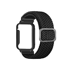 Bracelet en nylon élastique tressé pour votre Xiaomi Mi Band 7 Pro - noir noir