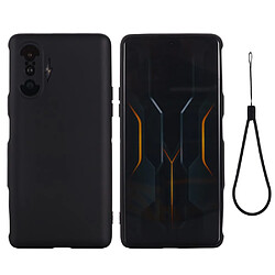 Coque en silicone léger, anti-rayures, avec sangle noir pour votre Xiaomi Poco F3 GT 5G/Redmi K40 Gaming 5G