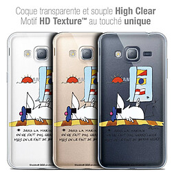 Caseink Coque Housse Etui Samsung Galaxy J3 2016 (J320) [Crystal HD Collection Les Shadoks ? Design La Marine - Rigide - Ultra Fin - Imprimé en France]