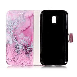 Acheter Wewoo Housse Étui rose pour Samsung Galaxy J5 2017 version de l'UE cas de cuir flip horizontal de l'eau de mer avec titulaire et fentes cartes porte-monnaie