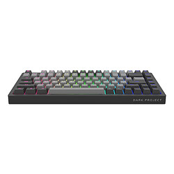 Dark Project KD83A Noir/Gris nuageux - Gateron Cap Teal RGB (ENG/UA) pas cher