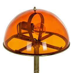 BigBuy Home Lampe de bureau Orange Doré Verre Fer 40 W 220-240 V 31 x 31 x 65 cm pas cher