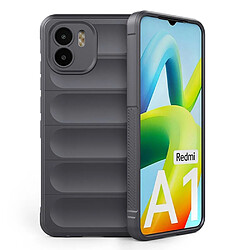 Htdmobiles Coque pour Xiaomi Xiaomi Redmi A1 / A2 - housse etui silicone gel fine + film ecran - GRIS FONCE