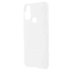 Coque en TPU anti-rayures, caoutchouté blanc pour votre Motorola Moto E20/E30/E40