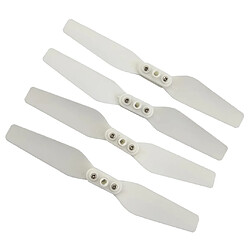 4pcs drone hélices pour e58 s168 jy019 quadcopter pièces détachées blanc