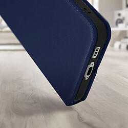 Avizar Housse pour Samsung Galaxy S23 Clapet Porte-carte Support Vidéo bleu pas cher