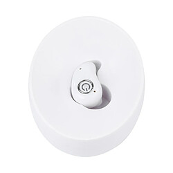 Wewoo Écouteur Bluetooth S600 Mini sans fil 4.1 avec boîtier de chargement blanc