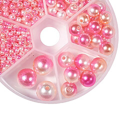 Acheter 564PCS 3/4/6/8/10 / 12mm Faux ABS Perles De Nacre Pour La Fabrication De Bijoux D