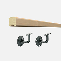 Avis Kordo Claro - Kit main courante murale en bois + supports de fixation