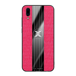 Wewoo Coque Souple Pour Vivo Y93 XINLI étui de protection TPU antichoc Texture Rouge