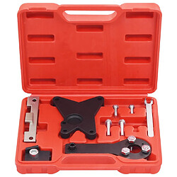 vidaXL Kit d'outils de réglage de moteur 9 pcs