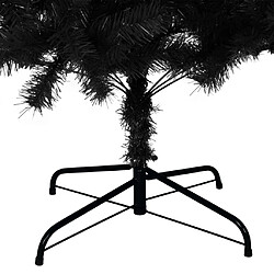 Acheter vidaXL Sapin de Noël artificiel avec support noir 240 cm PVC