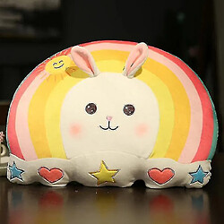 Universal Lapin en peluche arc-en-ciel cous