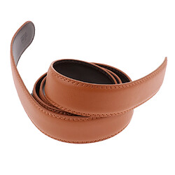 Acheter Ceinture de rechange en cuir pour hommes Double Stitch Classic Design Belt 35mm Brown