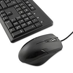 Avis clavier et souris CoolBox COO-KTR-01U Espagnol Qwerty Noir