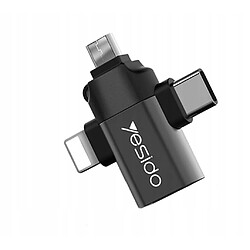 GUPBOO YESIDO Adaptateur OTG 3 en 1 TYPE-C/MICRO USB/FOUDRE,JL656