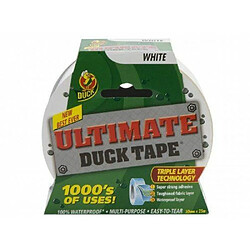 Duck Ultimate Ruban de toile Blanc 50 mm x 25 m