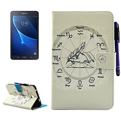 Wewoo Housse Étui pour Samsung Galaxy Tab A 7.0 2016 / T280 Douze constellations modèle horizontal en cuir flip avec support et Portefeuille & Slots de cartes Sleep / Wake-up Fonction & Pen Slot