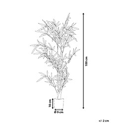 Avis Beliani Plante artificielle BAMBUSA VULGARIS Vert