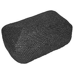 Acheter Beliani Coussin de sol ISARDA Jute Noir