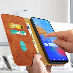 Avizar Étui Xiaomi Redmi Note 11 et Note 11s Portefeuille Support Vidéo camel pas cher