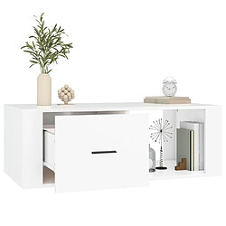 Acheter vidaXL Table basse Blanc 100x50,5x35 cm Bois d'ingénierie