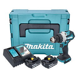 Makita DHP 489 RGJ Perceuse-visseuse à percussion sans fil 18 V 73 Nm Brushless + 2x batterie 6,0 Ah + chargeur + Makpac