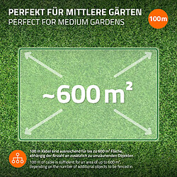 Acheter Ecd Germany Câble périphérique connecteur de câble pour robot fil de délimitation vert 100 m