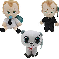 Universal 3pcs bébé patron dessin animé peluche poupée 20cm