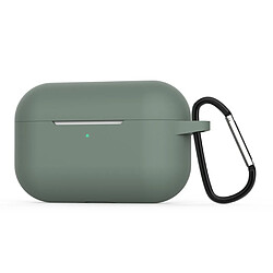 Coque en silicone avec boucle vert foncé pour votre Apple AirPods Pro/AirPods 3