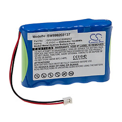 vhbw Batterie remplacement pour VDW GP210AAHCB5BMXZ pour appareil médical (2000mAh, 6V, NiMH)