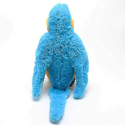 Universal Macaw Parrot en peluche, oiseau rouge en peluche animal en peluche de poupée pour enfants bleu