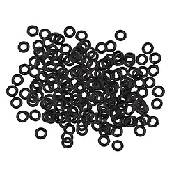 Avis 200pcs tige / vols fléchettes pointe joint en caoutchouc joint torique joint rondelle rondelle oeillet noir