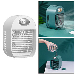 Acheter Mini Climatiseur 3 En 1 Ventilateur De Refroidissement Humidificateur Purificateur Veilleuse Blanc