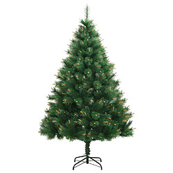 vidaXL Sapin de Noël artificiel à charnières avec support 150 cm