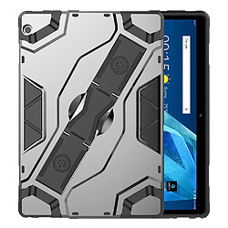 Coque en TPU armure avec béquille gris pour votre Lenovo Tab M10 TB-X605F