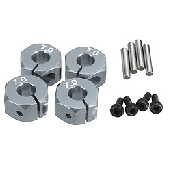 Adaptateur De Moyeu Hexagonal De Roue 4X 12mm 7mm D'épaisseur Pour Voiture RC 1/10 Mises à Niveau En Titane pas cher