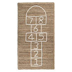 Atmosphera, Createur D'Interieur Tapis enfant rectangulaire Marelle - 80 x 150 cm - Jute