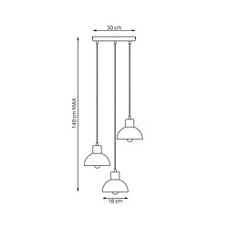 EPIKASA Plafonnier Seco pas cher