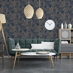 Avis DUTCH WALLCOVERINGS Papier peint Joelle Argenté et bleu