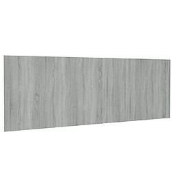 vidaXL Tête de lit murale Sonoma gris 240x1,5x80 cm Bois d'ingénierie