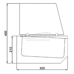 Présentoir Réfrigérée A Ingrédients - Vitré - Bac GN 1/3 - Combisteel