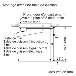 Acheter Four intégrable combi vapeur 71l 60cm pyrolyse - hra574bs0 - BOSCH