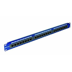 Emiter Panel 19`` 24xRJ45 UTP kat.6 1U niebieski DCN/PPFA-951K-248-C6 